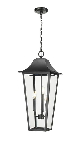 Z-Lite - 5008CHXL-BK - Three Light Outdoor Chain Mount Ceiling Fixture - Gannon - Black