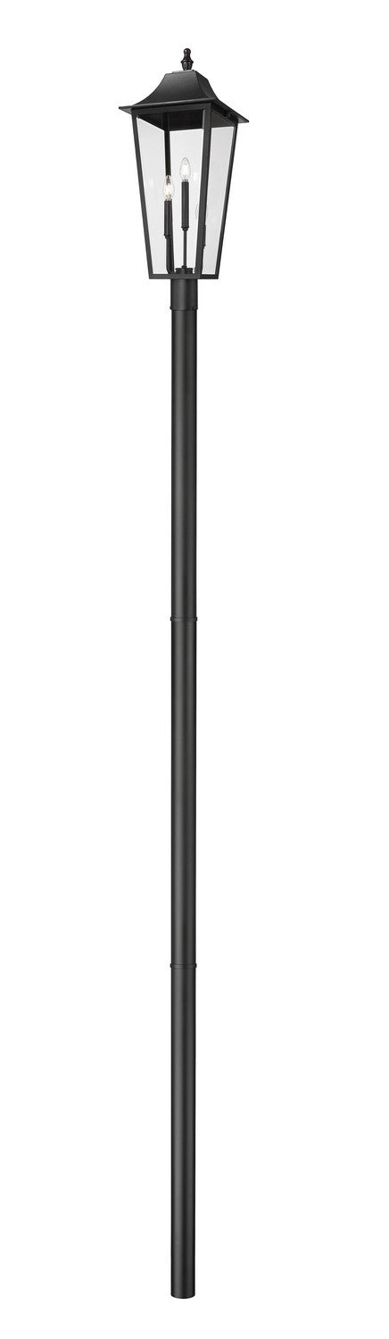 Z-Lite - 5008PHXLR-5009P120-B - Three Light Outdoor Post Mount Fixture - Gannon - Black