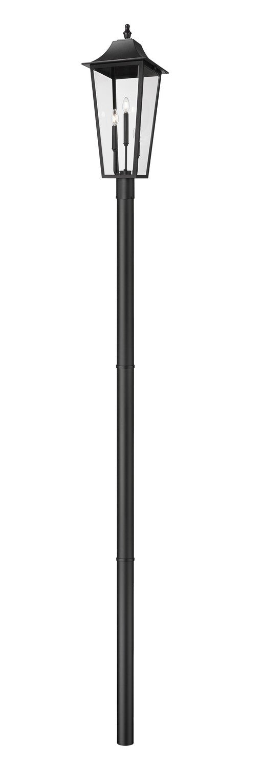 Z-Lite - 5008PHXLR-5009P96-BK - Three Light Outdoor Post Mount Fixture - Gannon - Black
