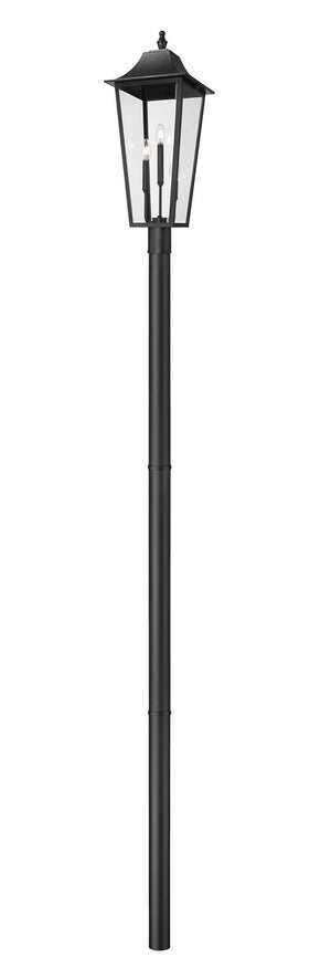 Z-Lite - 5008PHXLR-5009P96-BK - Three Light Outdoor Post Mount Fixture - Gannon - Black
