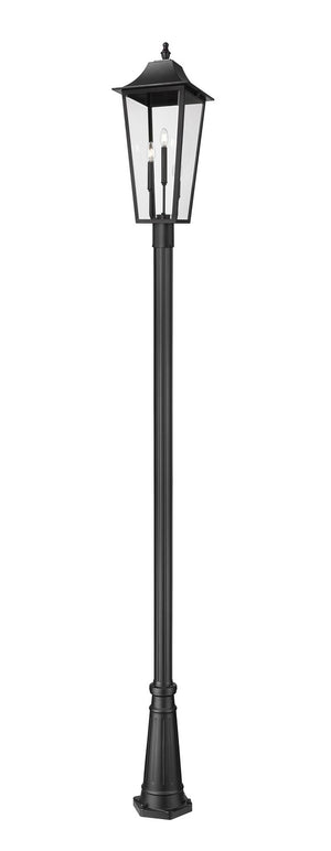 Z-Lite - 5008PHXLR-5011P-BK - Three Light Outdoor Post Mounted Fixture - Gannon - Black