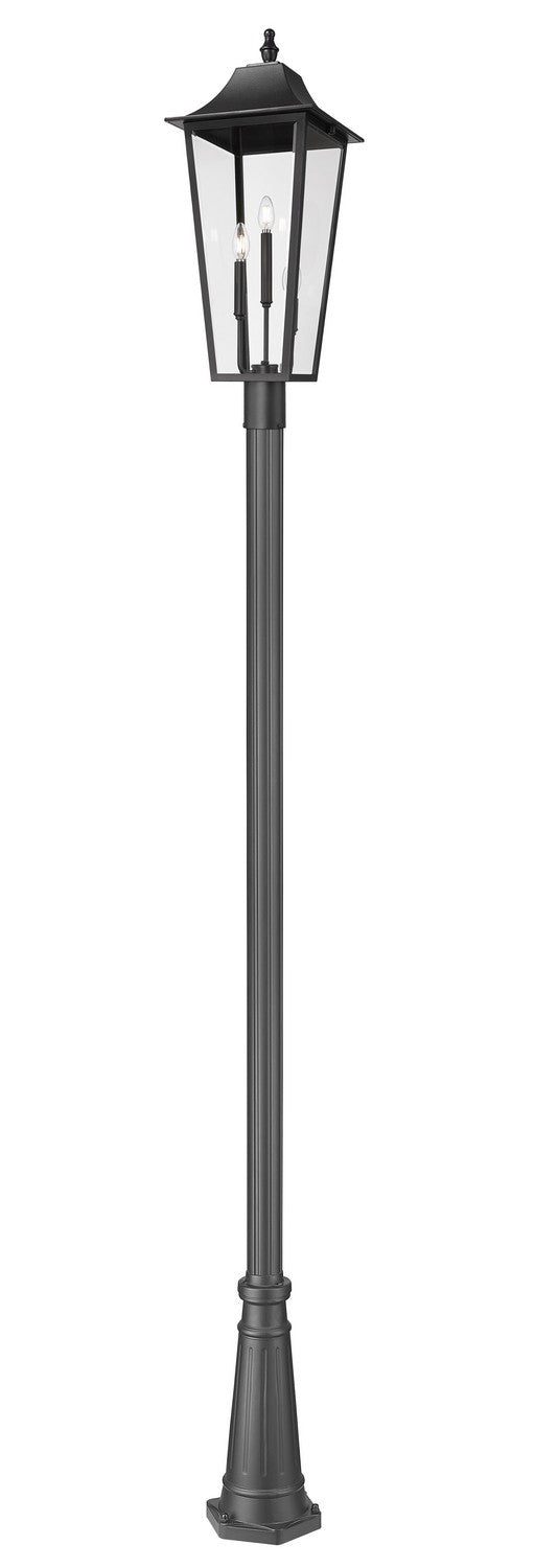 Z-Lite - 5008PHXLR-519P-BK - Three Light Outdoor Post Mounted Fixture - Gannon - Black