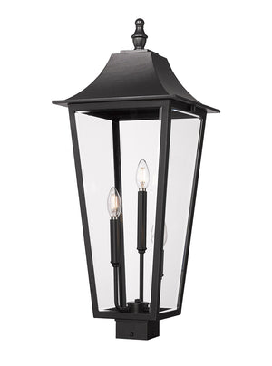 Z-Lite - 5008PHXLS-BK - Three Light Outdoor Post Mount Fixture - Gannon - Black