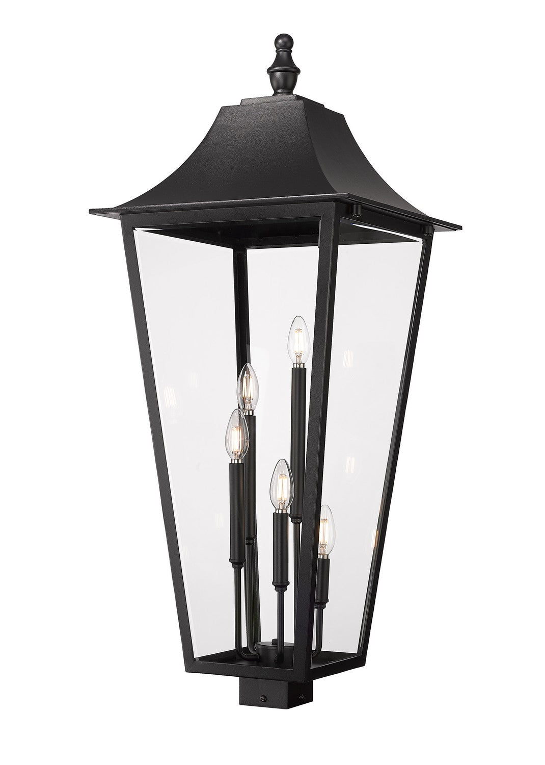 Z-Lite - 5008PHXXLS-BK - Five Light Outdoor Post Mount - Gannon - Black