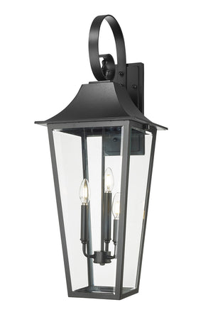 Z-Lite - 5008XL-BK - Three Light Outdoor Wall Mount - Gannon - Black