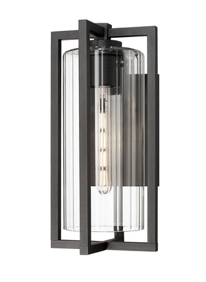 Z-Lite - 5013M-BK - One Light Outdoor Wall Light - Aura - Black