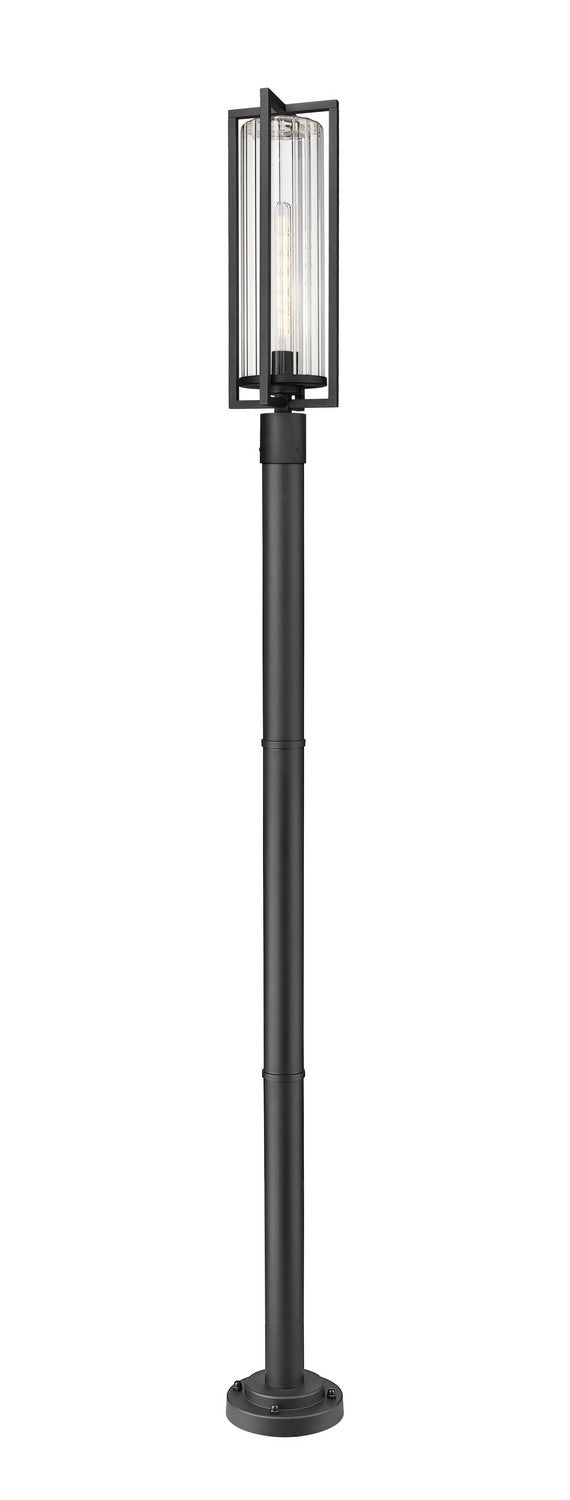 Z-Lite - 5013PHBR-567P-BK - One Light Outdoor Post Mounted Fixture - Aura - Black