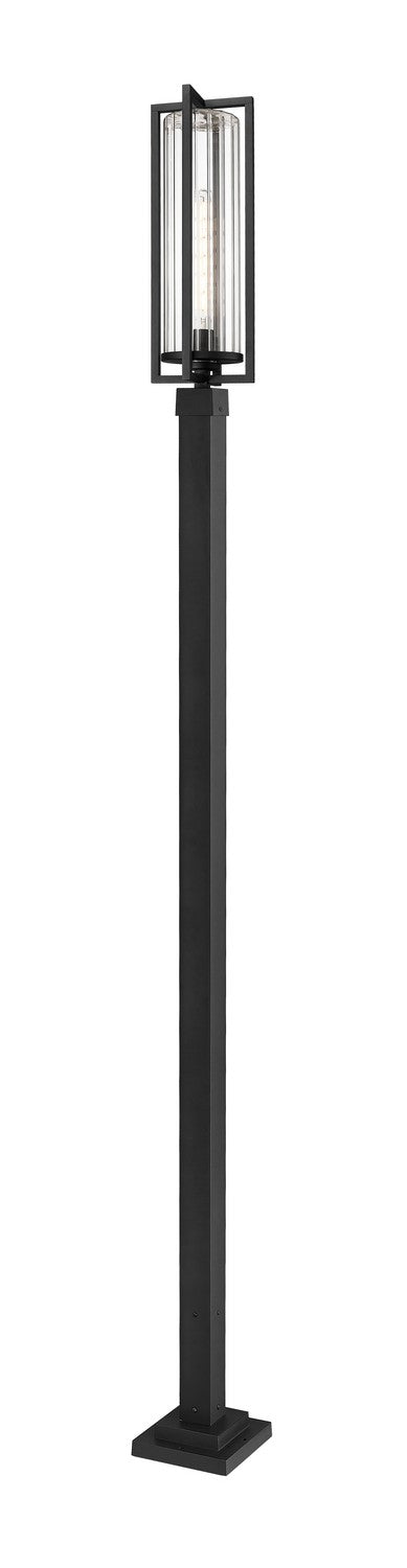 Z-Lite - 5013PHBS-536P-BK - One Light Outdoor Post Mounted Fixture - Aura - Black