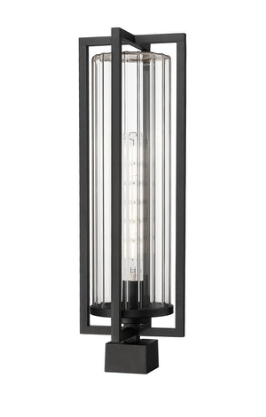 Z-Lite - 5013PHBS-BK - One Light Outdoor Post Mount Fixture - Aura - Black