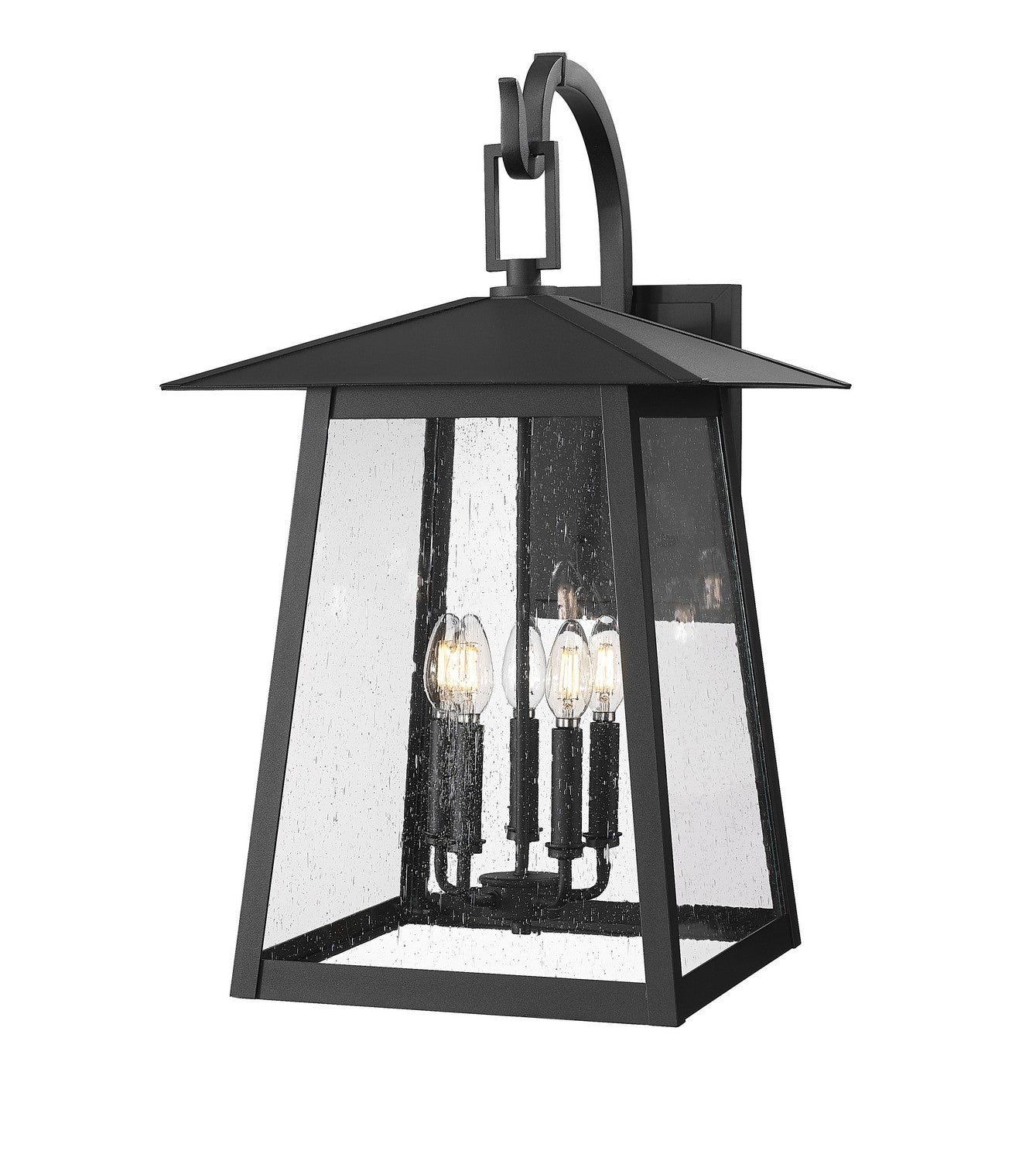 Z-Lite - 5015XL-BK - Five Light Outdoor Wall Light - Rainer - Black