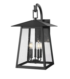 Z-Lite - 5015XL-BK - Five Light Outdoor Wall Light - Rainer - Black