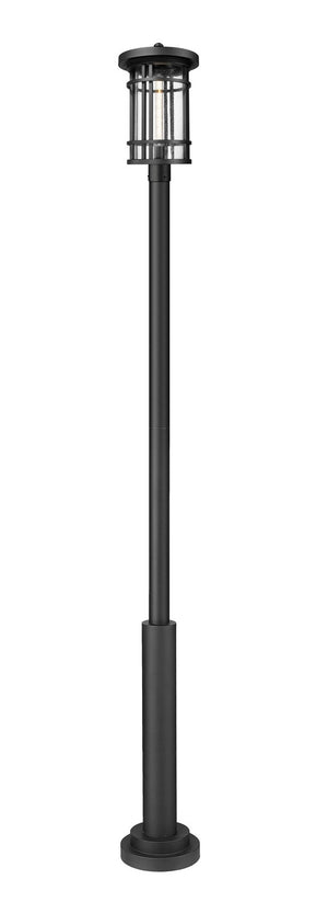 Z-Lite - 570PHXL-5010P-BK - One Light Outdoor Post Mount Fixture - Jordan - Black