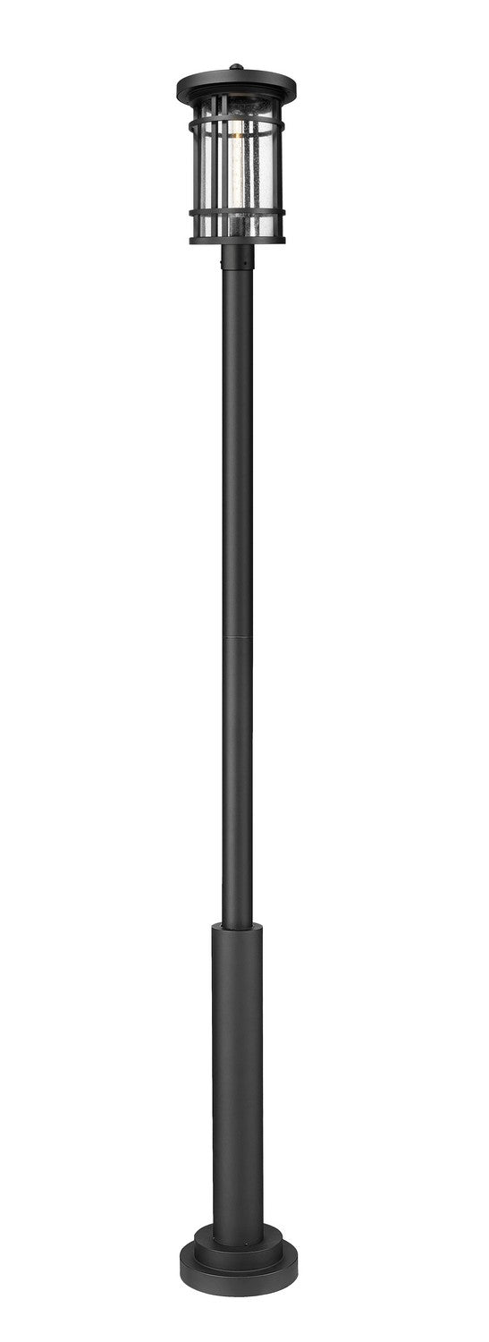 Z-Lite - 570PHXL-5010P-BK - One Light Outdoor Post Mount Fixture - Jordan - Black