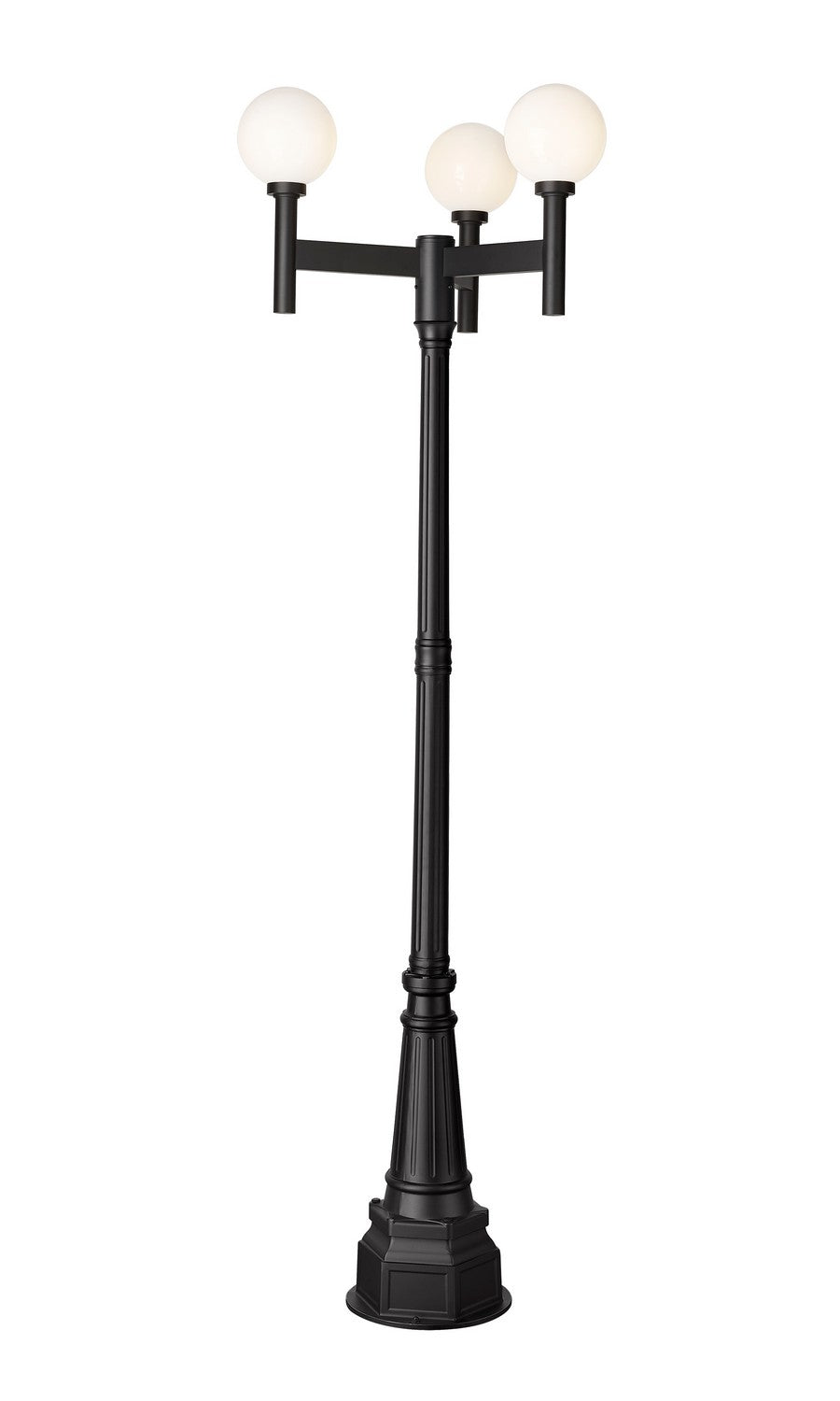 Z-Lite - 597MP3-564P-BK - Three Light Outdoor Post Mount - Laurent - Black