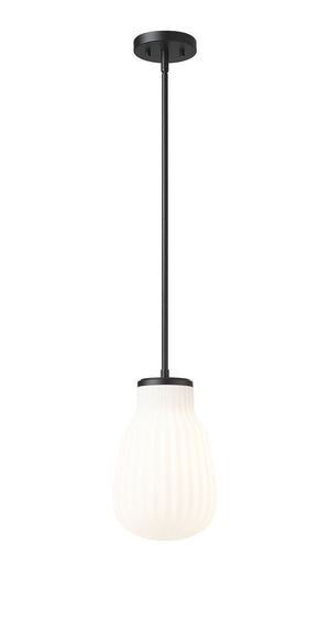 Z-Lite - 7511P8-MB - One Light Pendant - Newbury - Matte Black