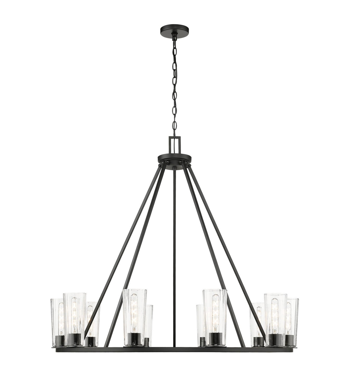 Z-Lite - 826-10MB - Ten Light Chandelier - Titus - Matte Black