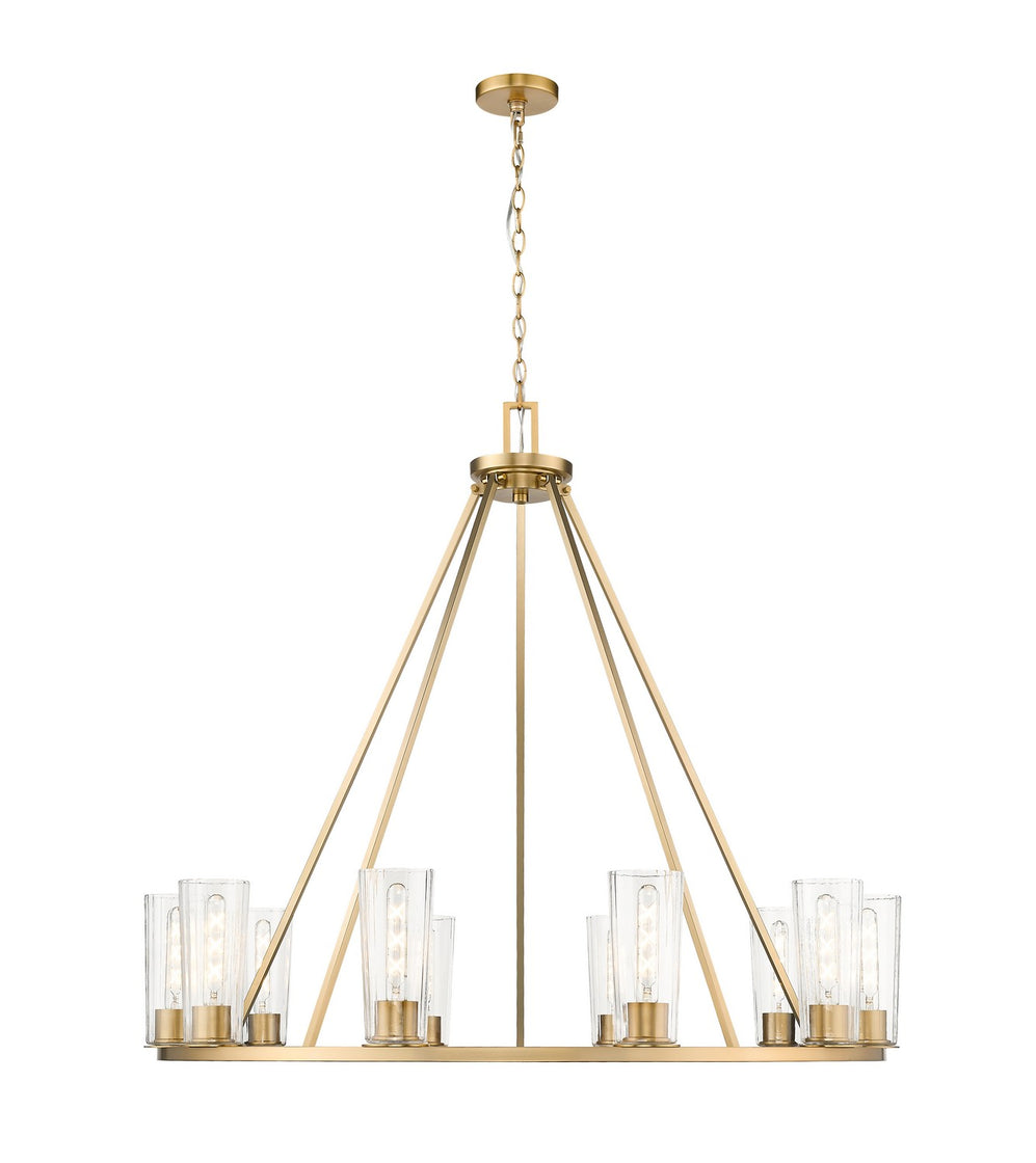 Z-Lite - 826-10MGLD - Ten Light Chandelier - Titus - Modern Gold