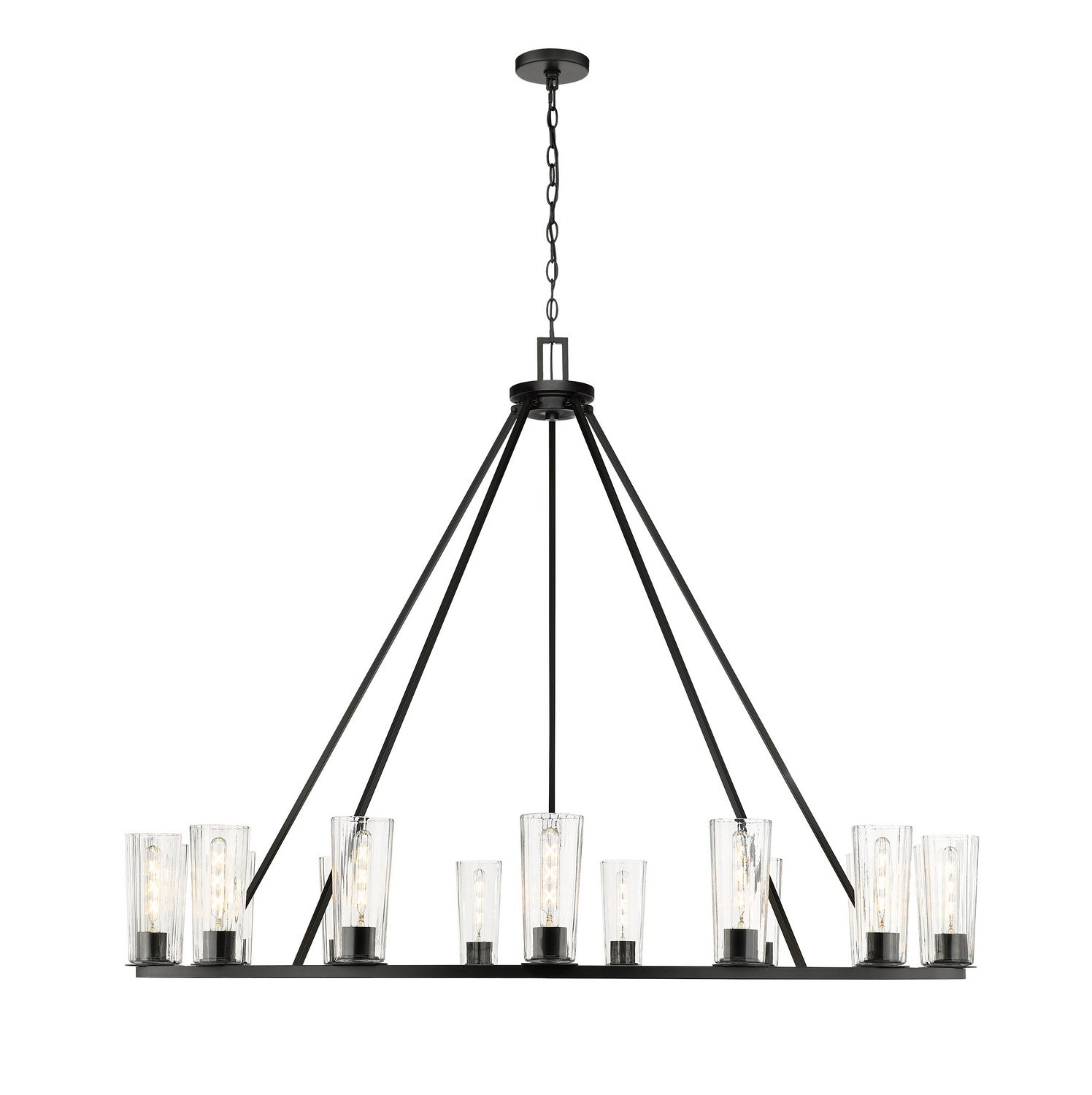 Z-Lite - 826-15MB - 15 Light Chandelier - Titus - Matte Black