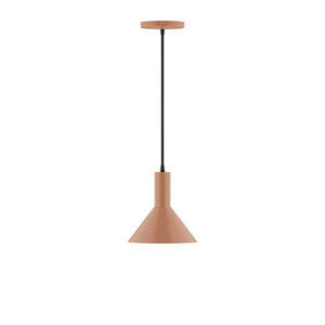 Montclair Light Works - PEBX451-19-C01 - One Light Pendant - Stack - Terracotta