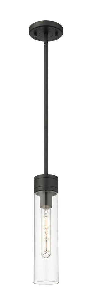 Innovations - 617-1S-BK-G617-11CL - One Light Mini Pendant - Downtown Urban - Matte Black