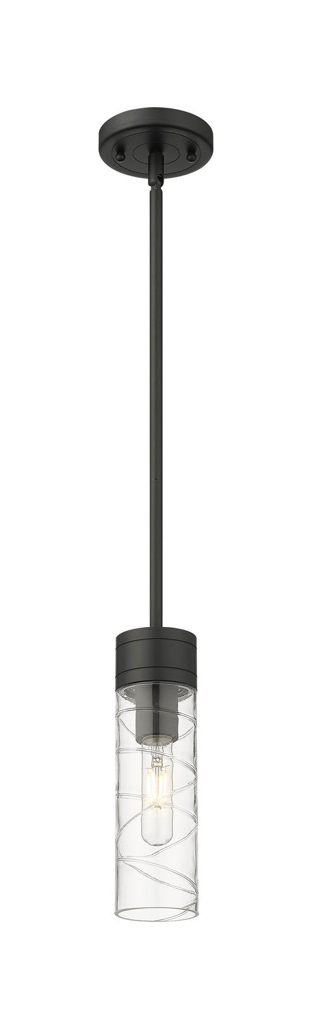 Innovations - 617-1S-BK-G617-8DE - One Light Mini Pendant - Downtown Urban - Matte Black