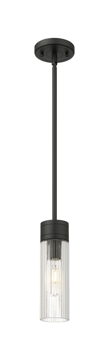 Innovations - 617-1S-BK-G617-8SCL - One Light Mini Pendant - Downtown Urban - Matte Black