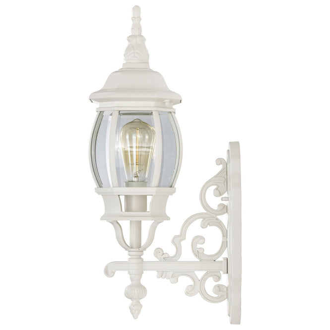 Nuvo Lighting - 60-885 - One Light Outdoor Wall Lantern - Central Park - White