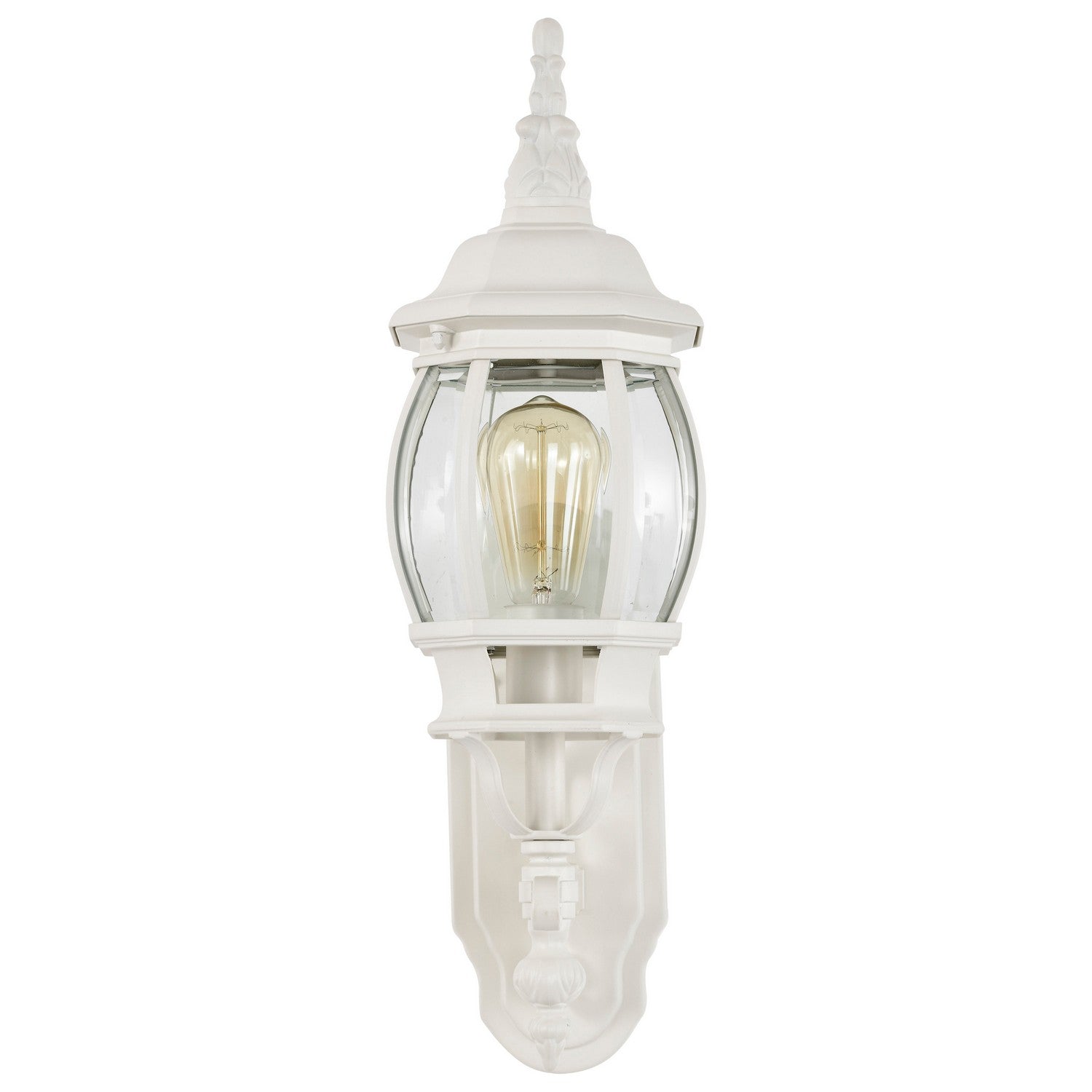 Nuvo Lighting - 60-885 - One Light Outdoor Wall Lantern - Central Park - White