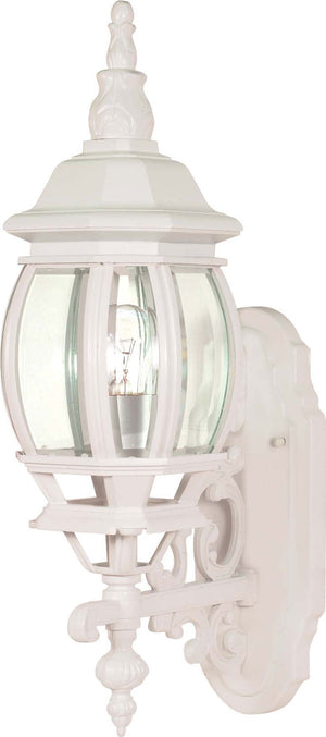 Nuvo Lighting - 60-885 - One Light Outdoor Wall Lantern - Central Park - White