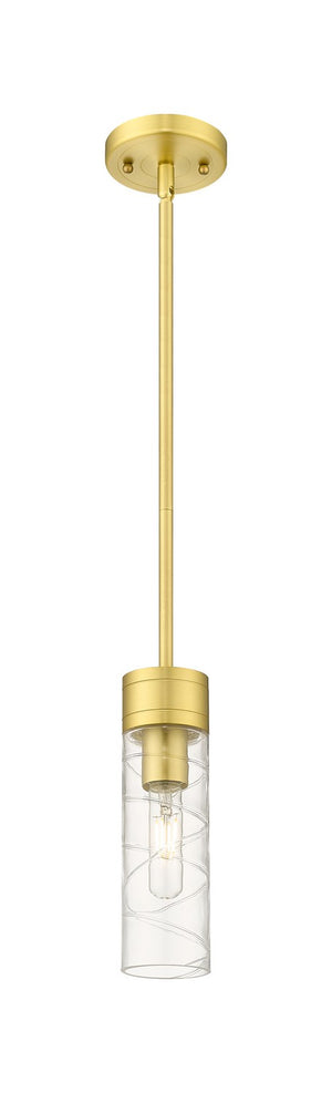 Innovations - 617-1S-SG-G617-8DE - One Light Mini Pendant - Downtown Urban - Satin Gold