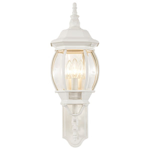 Nuvo Lighting - 60-888 - Three Light Outdoor Wall Lantern - Central Park - White