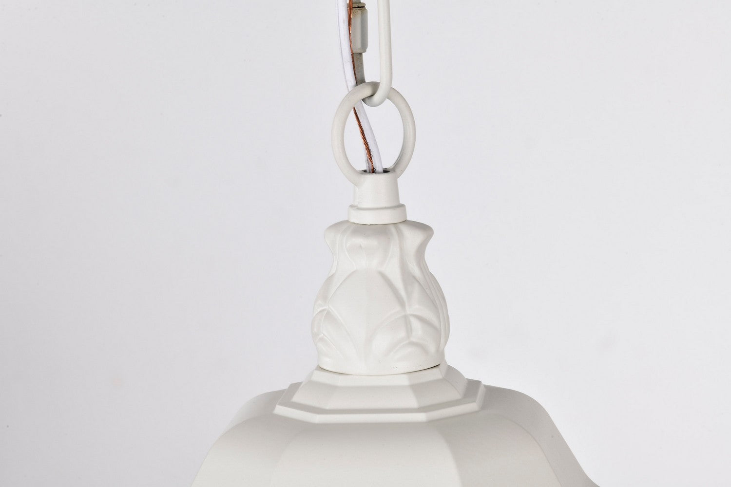 Nuvo Lighting - 60-894 - Three Light Hangng Lantern - Central Park - White