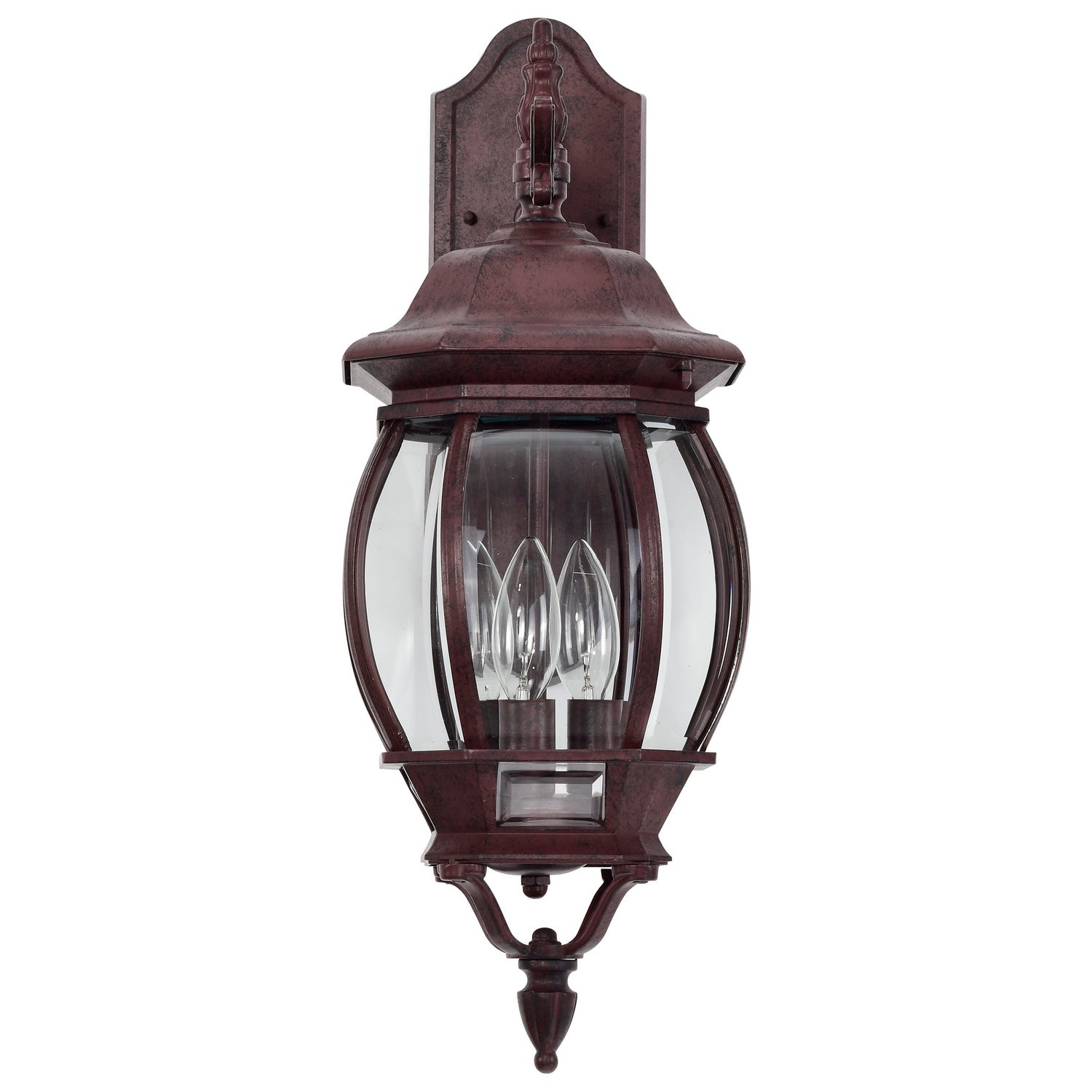 Nuvo Lighting - 60-892 - Three Light Outdoor Wall Lantern - Central Park - Old Bronze