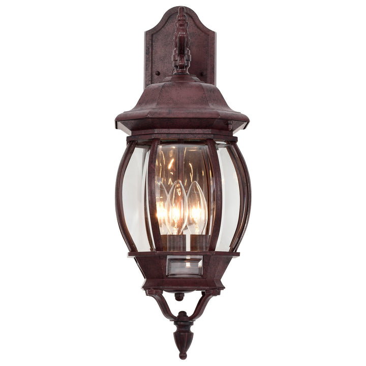 Nuvo Lighting - 60-892 - Three Light Outdoor Wall Lantern - Central Park - Old Bronze