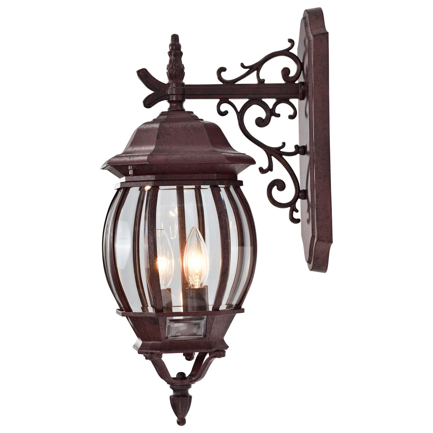 Nuvo Lighting - 60-892 - Three Light Outdoor Wall Lantern - Central Park - Old Bronze