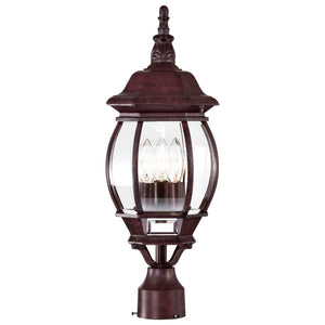 Nuvo Lighting - 60-898 - Three Light Post Lantern - Central Park - Old Bronze