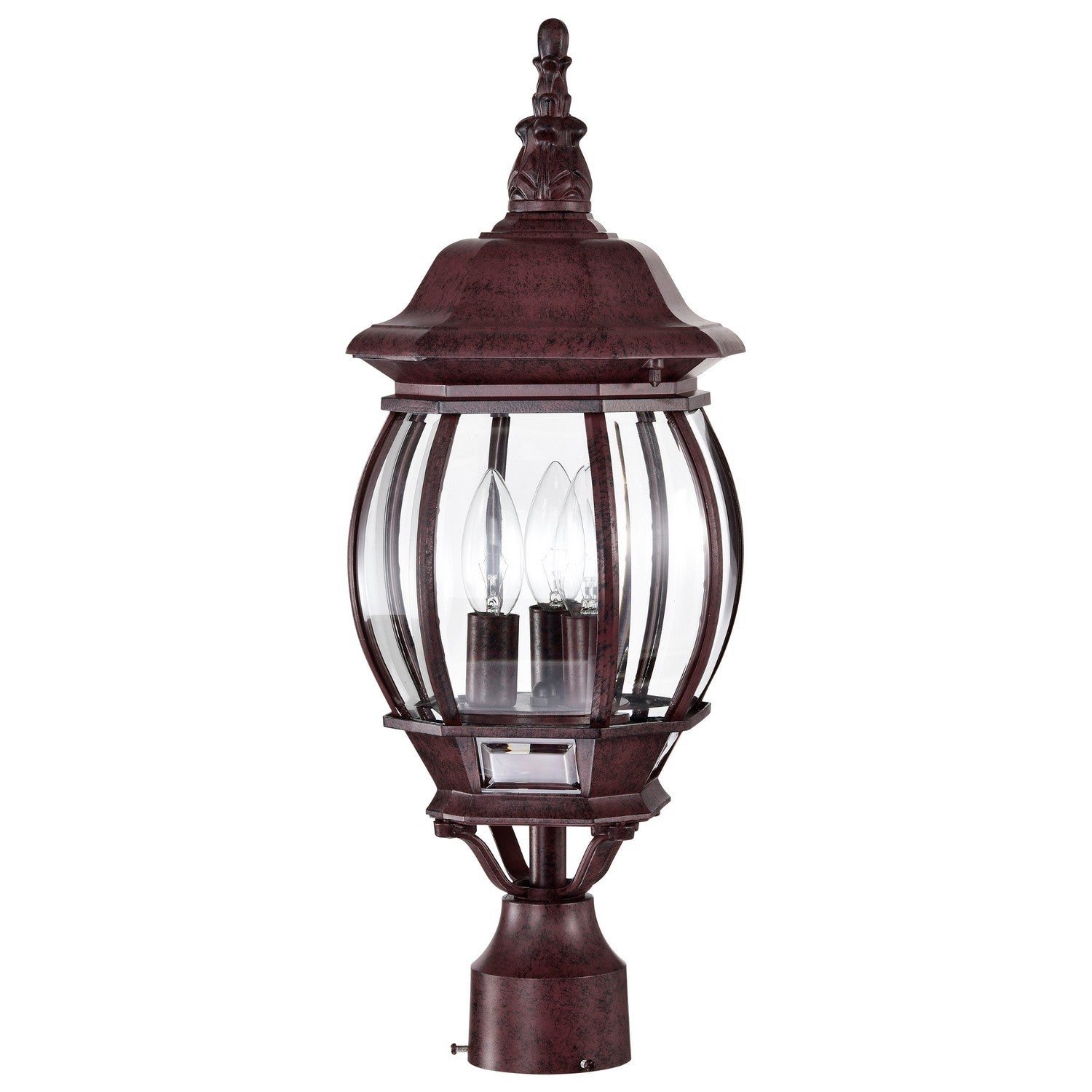 Nuvo Lighting - 60-898 - Three Light Post Lantern - Central Park - Old Bronze