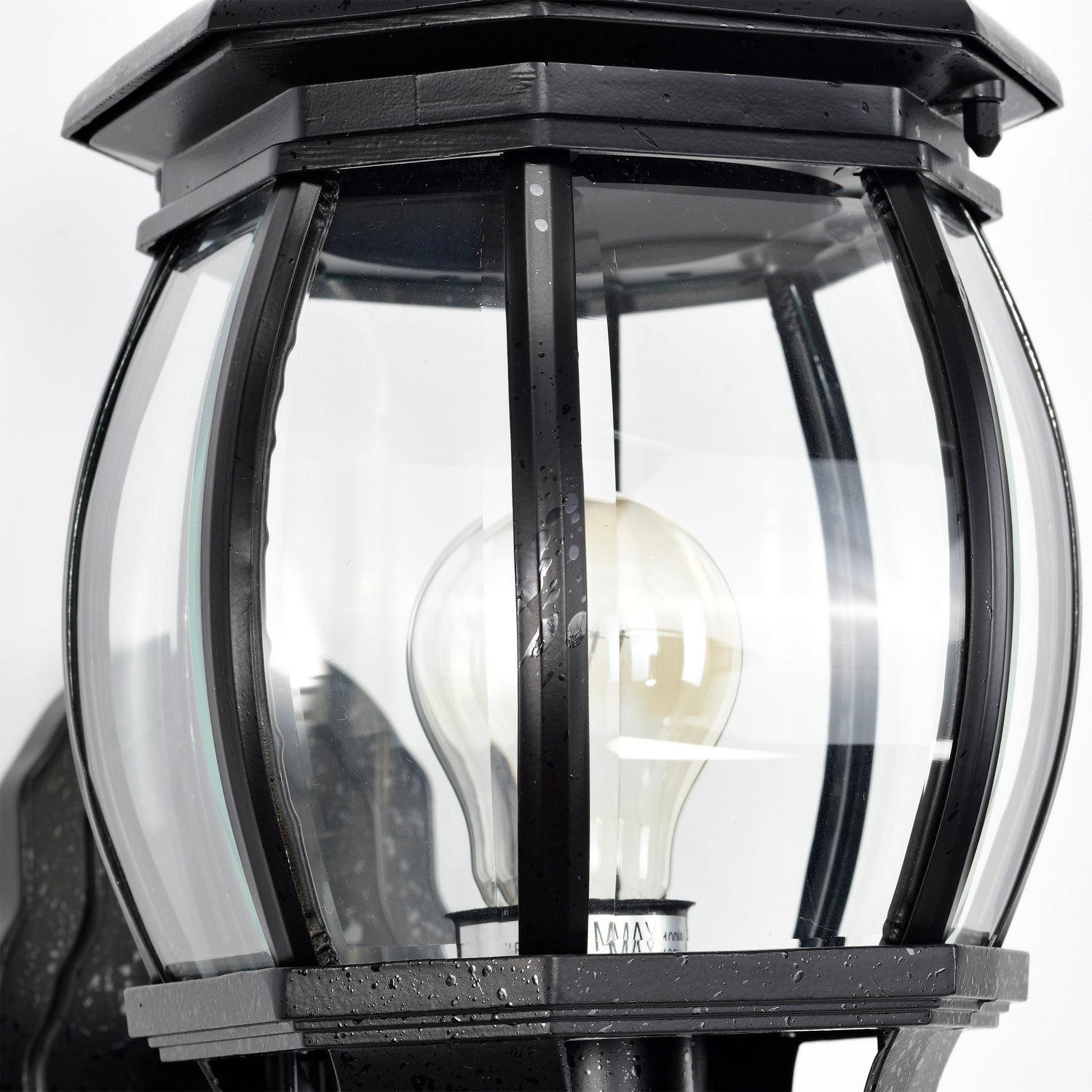 Nuvo Lighting - 60-887 - One Light Outdoor Wall Lantern - Central Park - Textured Black