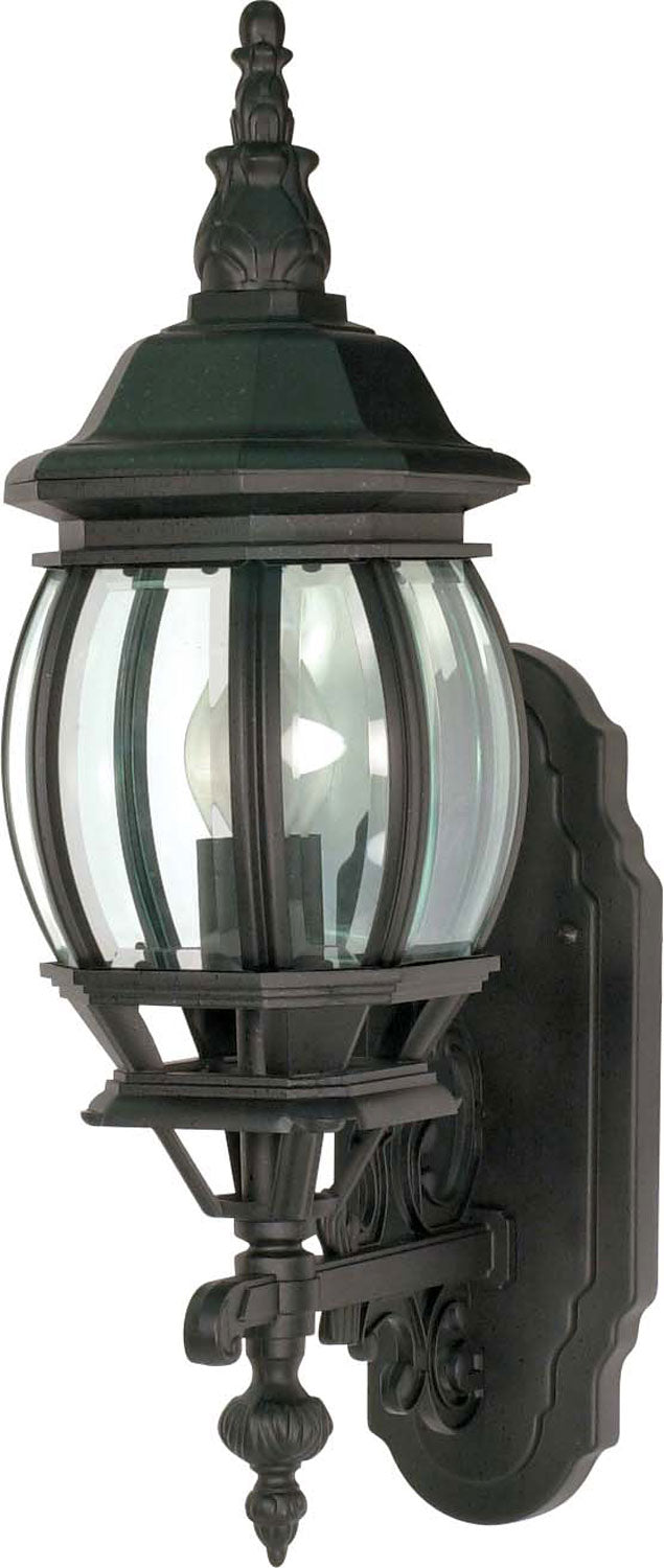 Nuvo Lighting - 60-887 - One Light Outdoor Wall Lantern - Central Park - Textured Black