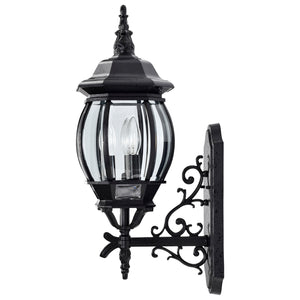 Nuvo Lighting - 60-890 - Three Light Outdoor Wall Lantern - Central Park - Textured Black