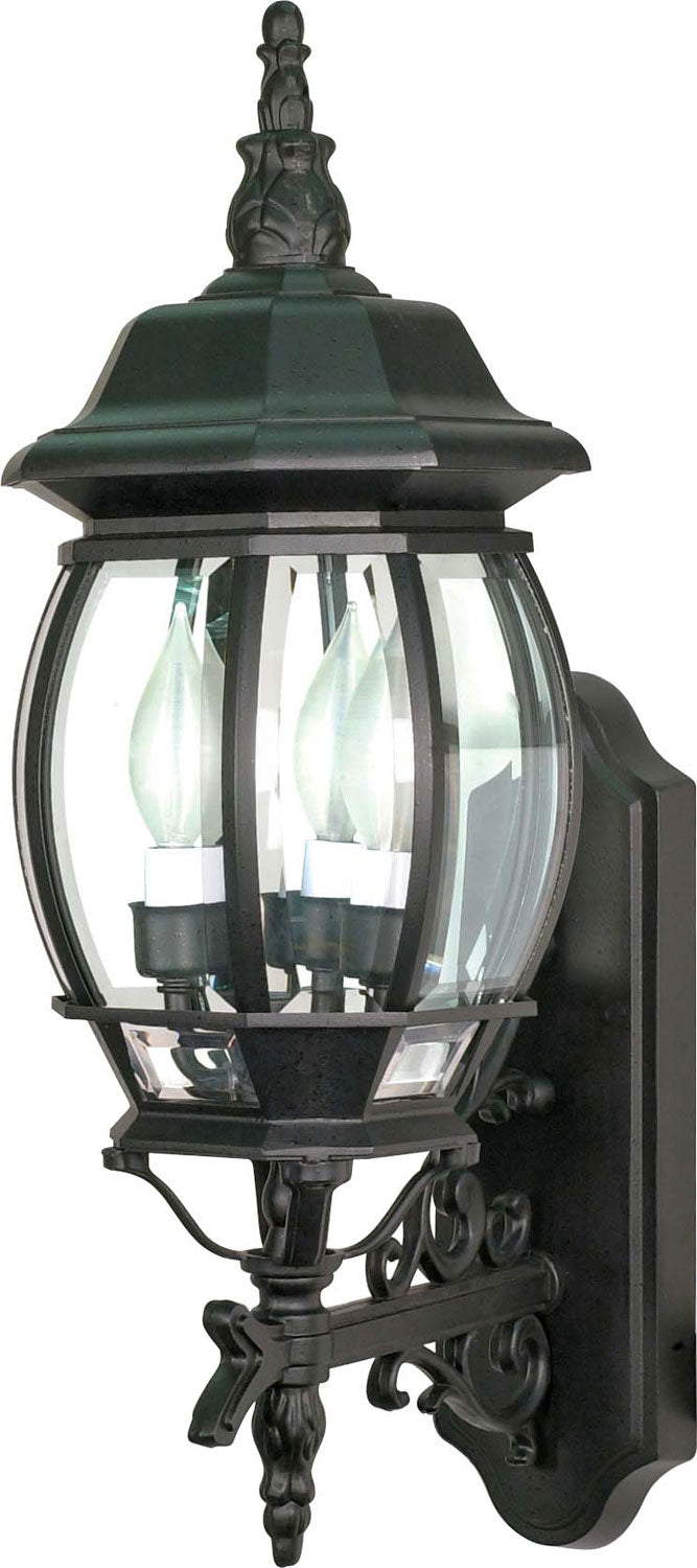 Nuvo Lighting - 60-890 - Three Light Outdoor Wall Lantern - Central Park - Textured Black