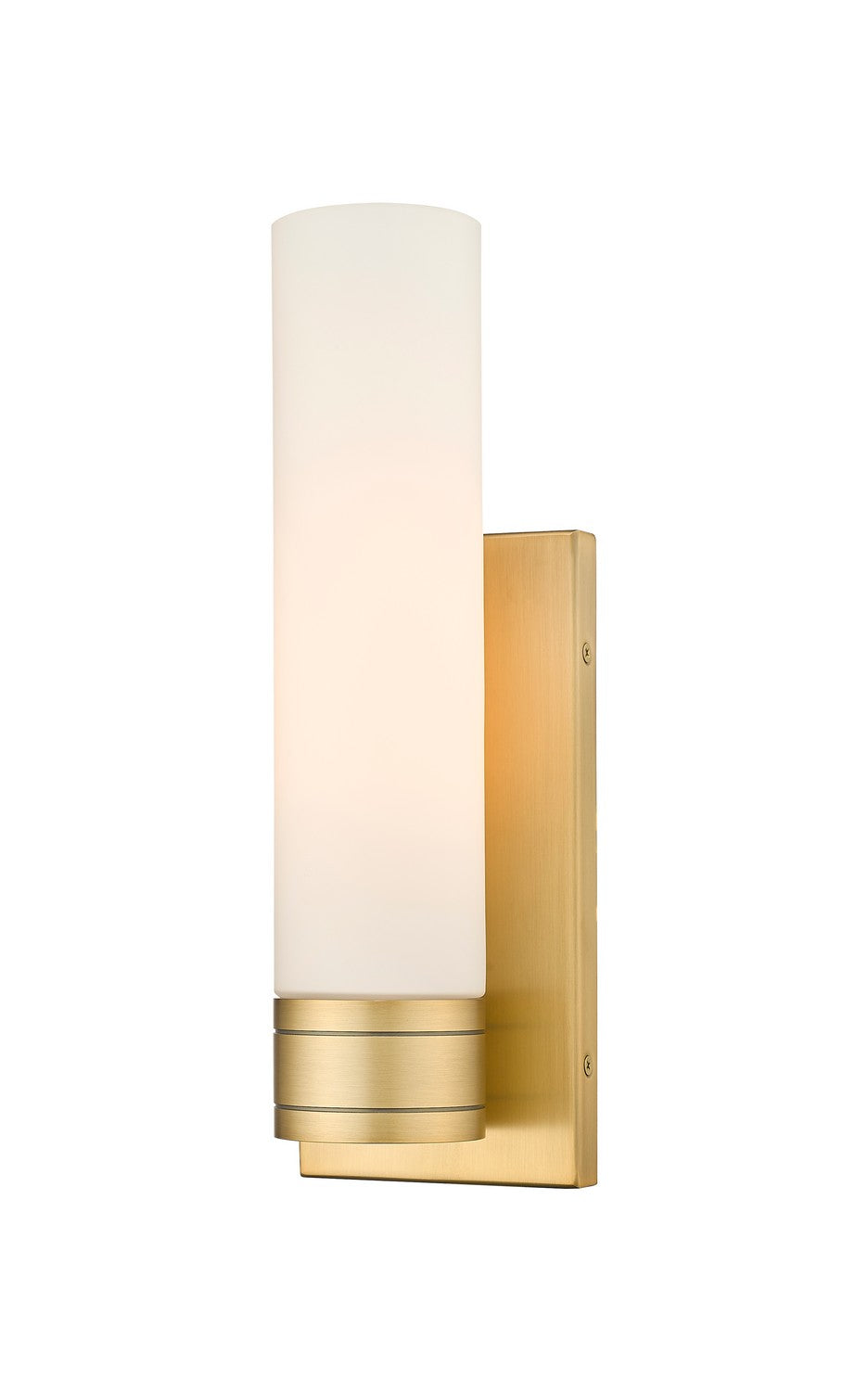 Innovations - 617-1W-BB-G617-11WH - One Light Wall Sconce - Downtown Urban - Brushed Brass