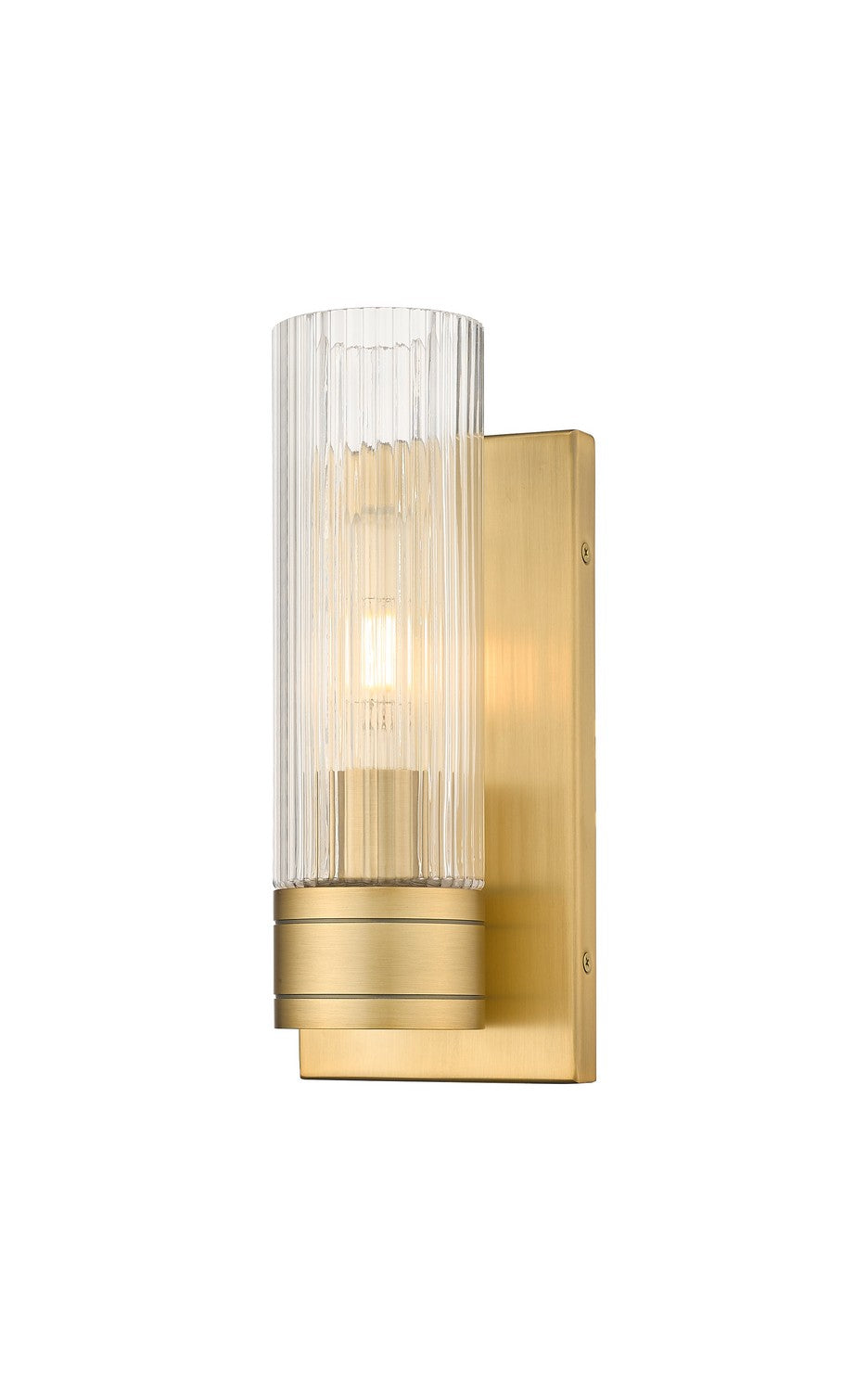 Innovations - 617-1W-BB-G617-8SCL - One Light Wall Sconce - Downtown Urban - Brushed Brass