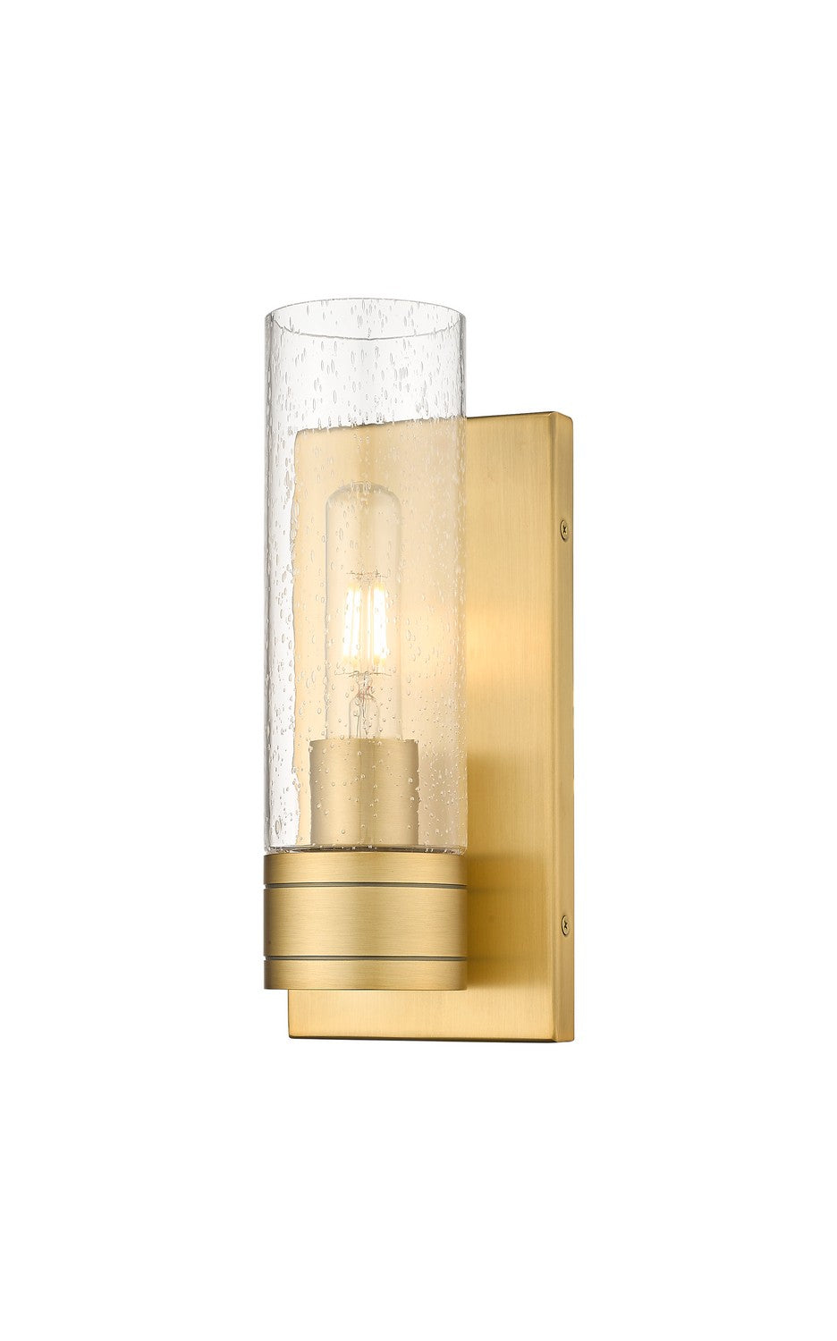 Innovations - 617-1W-BB-G617-8SDY - One Light Wall Sconce - Downtown Urban - Brushed Brass