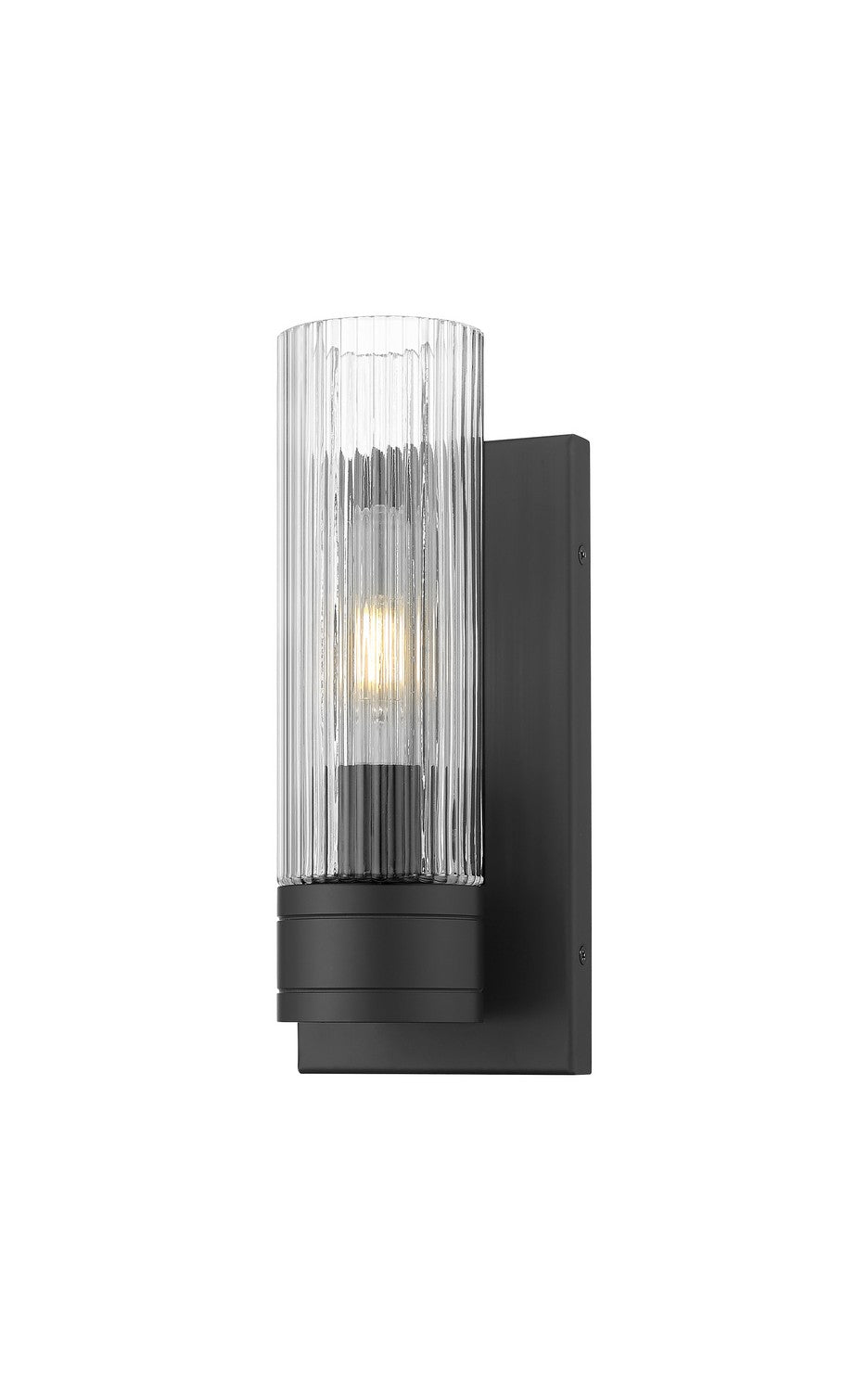 Innovations - 617-1W-BK-G617-8SCL - One Light Wall Sconce - Downtown Urban - Matte Black