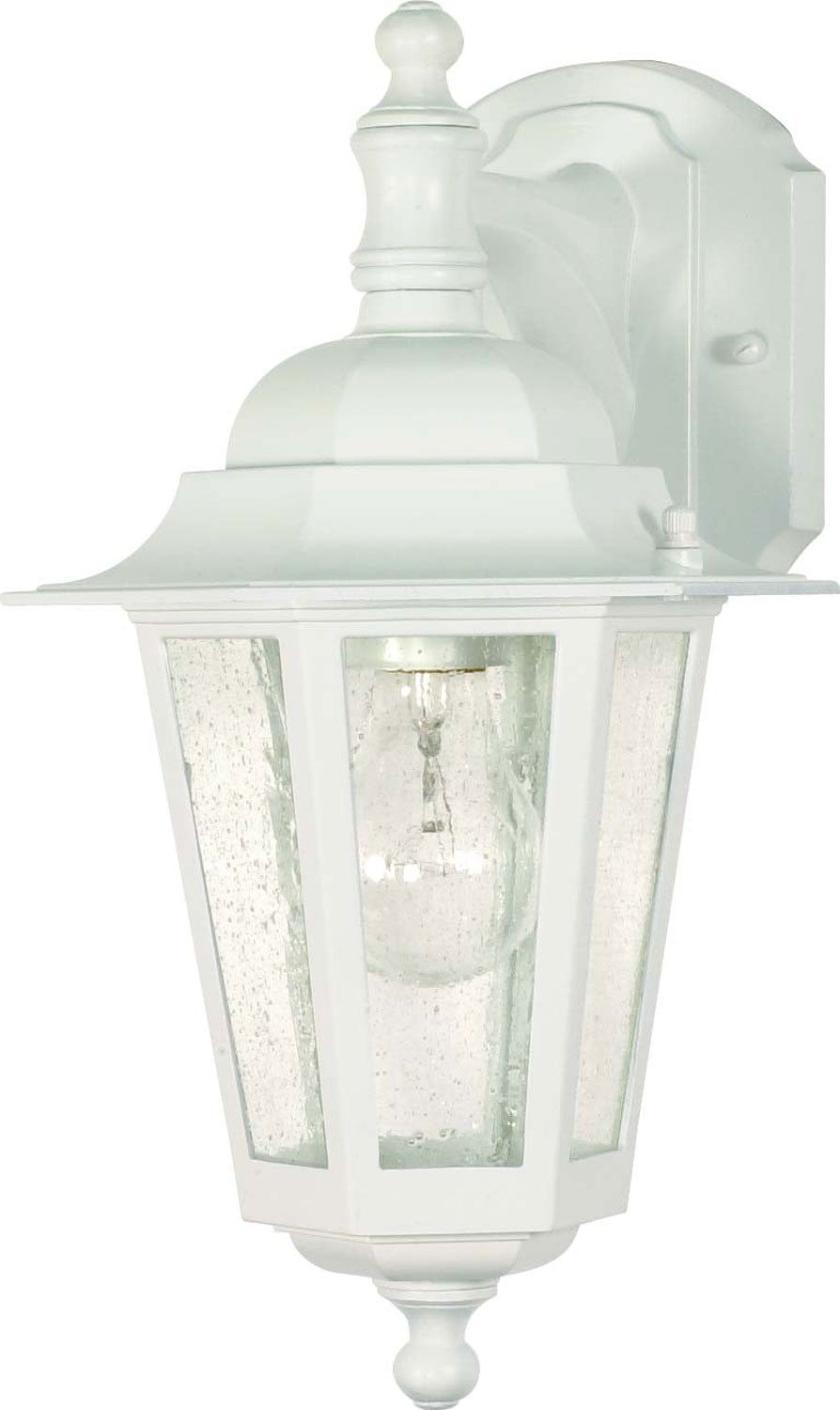 Nuvo Lighting - 60-988 - One Light Outdoor Wall Lantern - Cornerstone - White