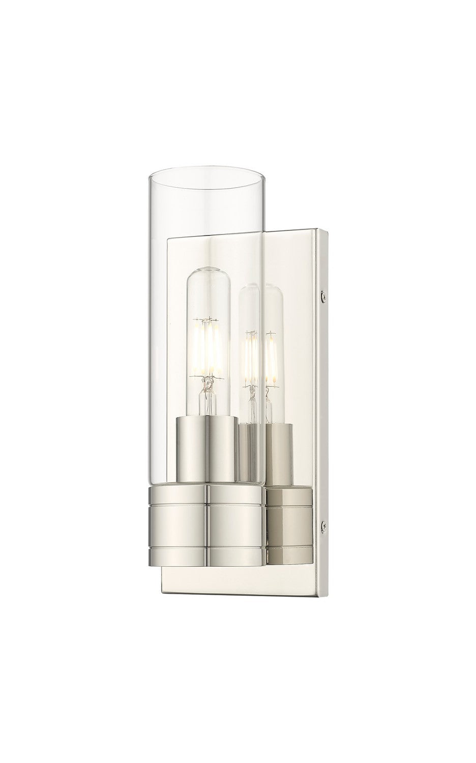 Innovations - 617-1W-PN-G617-8CL - One Light Wall Sconce - Downtown Urban - Polished Nickel