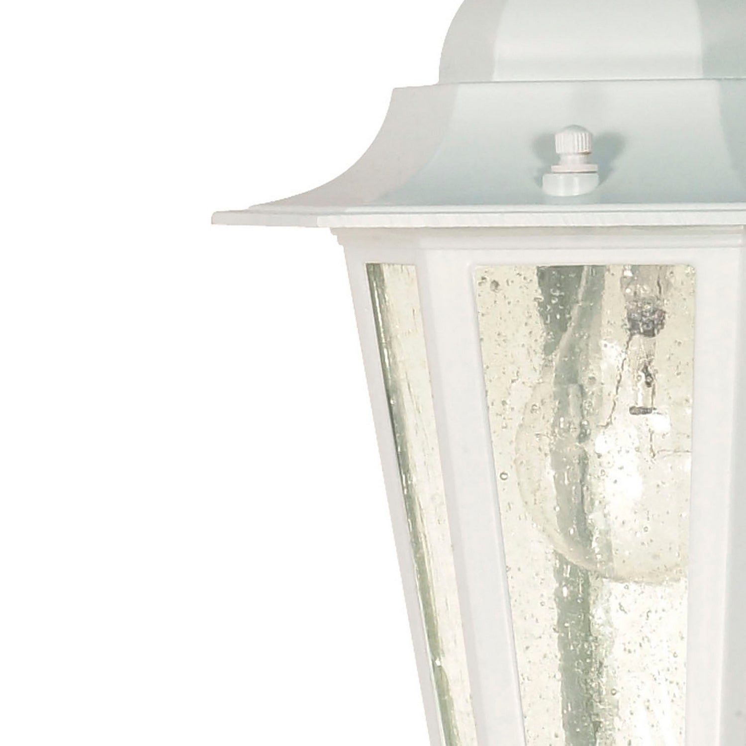 Nuvo Lighting - 60-991 - One Light Hanging Lantern - Cornerstone - White