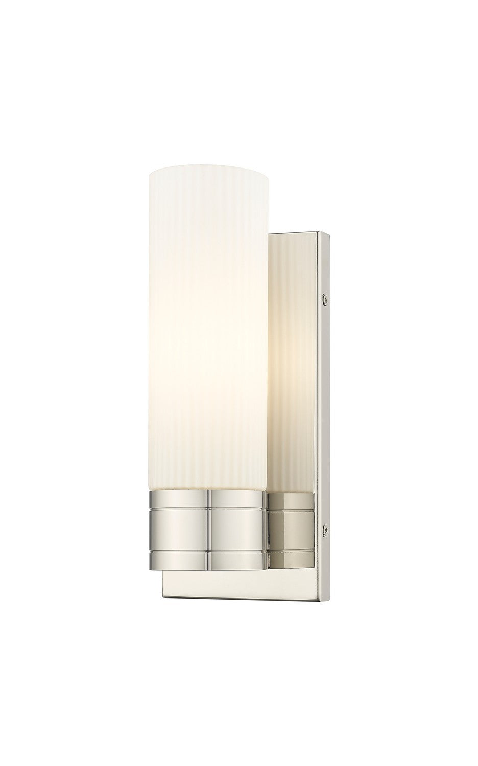 Innovations - 617-1W-PN-G617-8SWH - One Light Wall Sconce - Downtown Urban - Polished Nickel