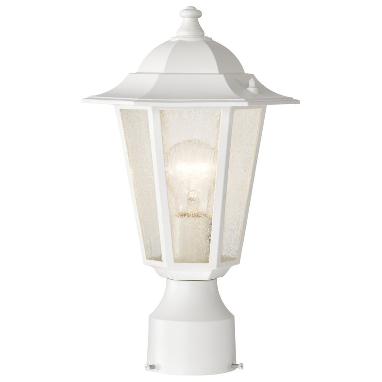 Nuvo Lighting - 60-994 - One Light Post Lantern - Cornerstone - White